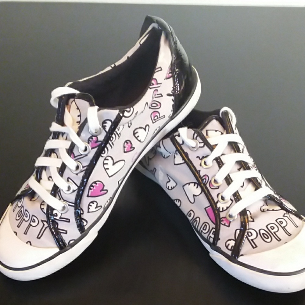 Coach Poppy Barrett Grey Sneakers 8B